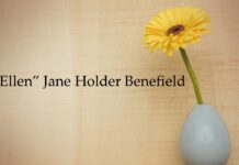 Obituary: “Ellen” Jane Holder Benefield