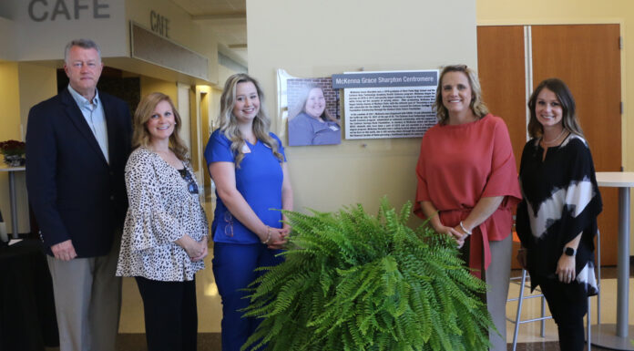 McKenna Grace Sharpton Centromere dedicated at Wallace State