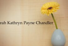 Obituary: Sarah Kathryn Payne Chandler