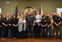 CCSO donates $20K to local schools for special needs programs
