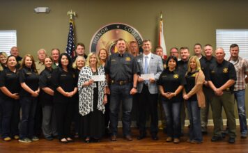 CCSO donates $20K to local schools for special needs programs