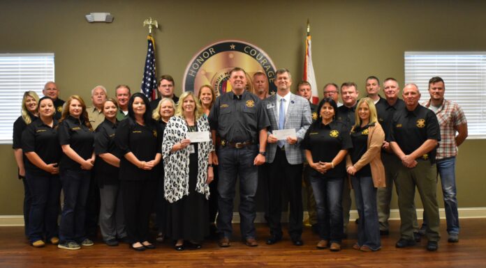 CCSO donates $20K to local schools for special needs programs
