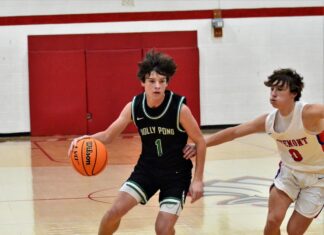 PREP BASKETBALL: Holly Pond downs Vinemont on the road 61-53, Lady Eagles pick up 64-53 win