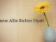Obituary: Lorene Allie Richter Hyatt