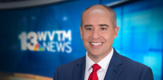 Jason Simpson Named WVTM 13 Chief Meteorologist