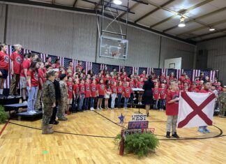 West Elementary hosts packed Veterans Day program