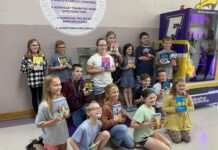 Fairview Elementary cuts ribbon on book vending machine