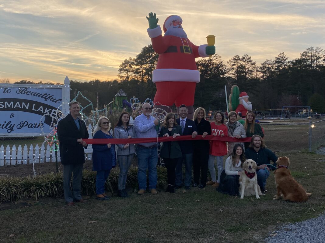 Sportsman Lake Winter Wonderland adds 40 foot Santa display for 20th