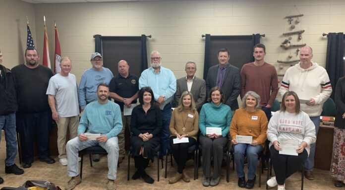 Good Hope City Council presents donations to local organizations