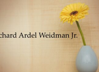 Obituary: Richard Ardel Weidman Jr.