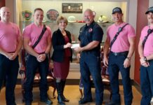 Bosom Buddies give thanks to community