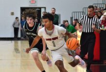 PREP BASKETBALL: Raiders race past Broncos 59-42, Lady Raiders handle Holly Pond 51-16