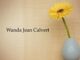 Obituary: Wanda Jean Calvert