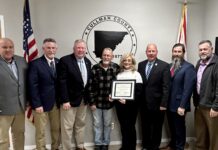 Commission honors retirees, proclaims Human Trafficking Awareness and Prevention Day