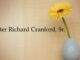 Obituary: Vester Richard Cranford, Sr.