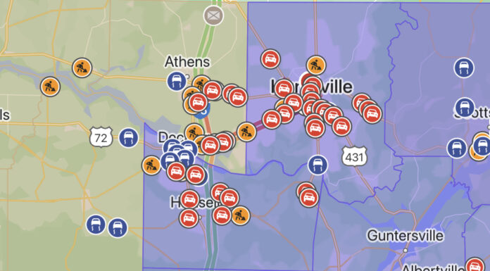 ALEA reports icy roadways