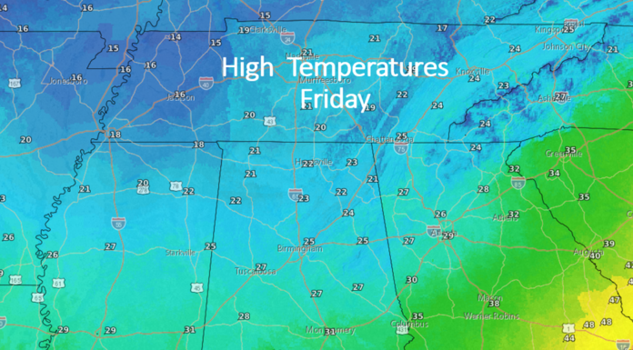 Coldest temperature in years forecast across parts of state with increasing chances of snow
