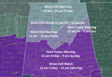 Brutally cold air arrives early Friday