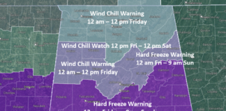 Brutally cold air arrives early Friday