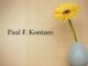 Obituary: Paul F. Kontzen