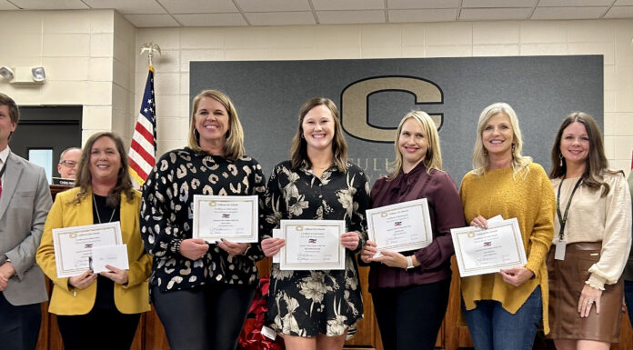 Cullman City School Board honors Teachers of the Year