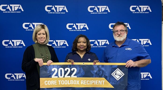 CATA 1 of 8 schools nationwide to receive 2022 NCCER Core Toolbox Grant