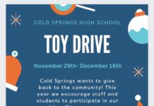 Cold Springs High hosting toy drive