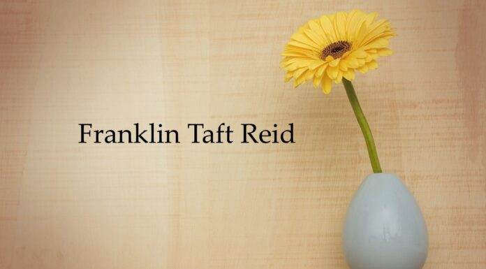 Obituary: Franklin Taft Reid