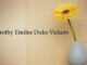 Obituary: Dorothy Emilee Duke Vickers