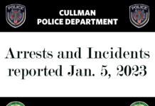 Arrests and Incidents reported Jan. 5, 2023