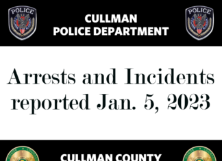 Arrests and Incidents reported Jan. 5, 2023