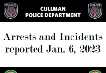 Arrests and Incidents reported Jan. 6, 2023