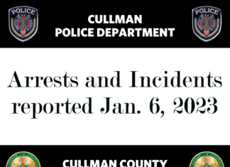 Arrests and Incidents reported Jan. 6, 2023