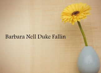 Obituary: Barbara Nell Duke Fallin