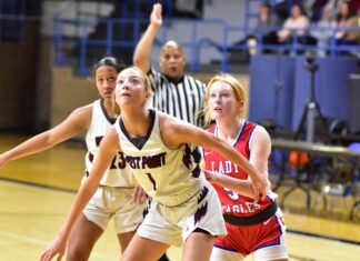 COUNTY TOURNAMENT: Lady Warriors advance to semifinals with 52-33 win over Vinemont
