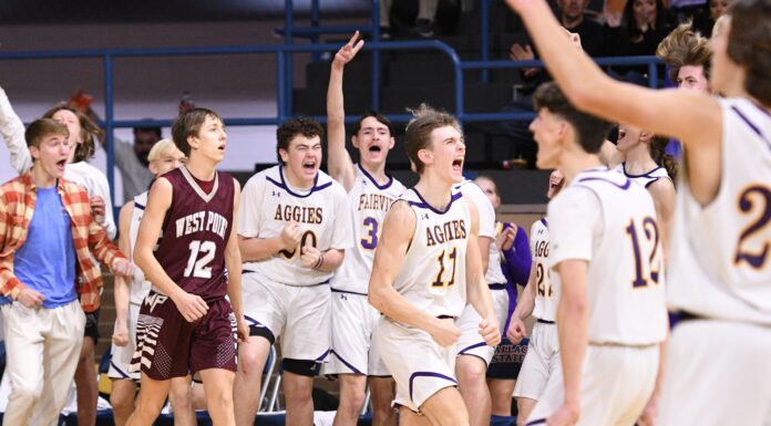 JV COUNTY TOURNAMENT: Pace’s buzzer-beater leads Fairview 40-37 championship win over West Point