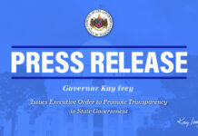 Ivey issues executive order aimed at promoting transparency in state government