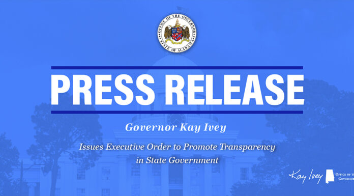 Ivey issues executive order aimed at promoting transparency in state government