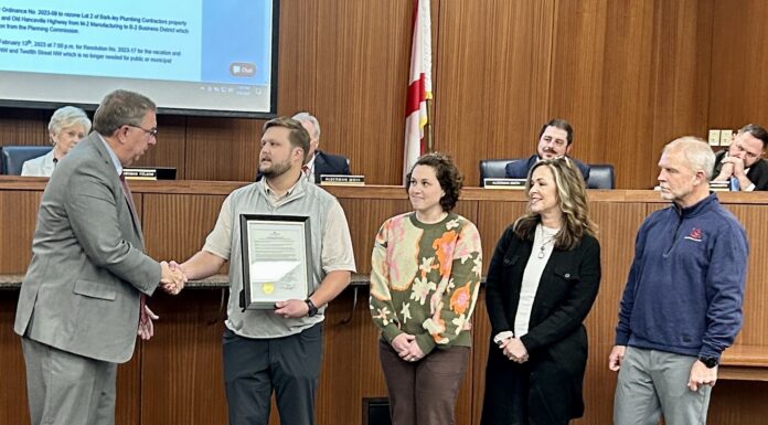 Cullman City Council honors Shawn Crider