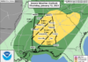 Severe weather possible Thursday with snowfall Friday
