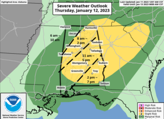 Severe weather possible Thursday with snowfall Friday