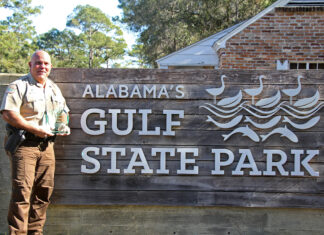 Alabama State Parks’ Mitchum named Enforcement Officer of the Year