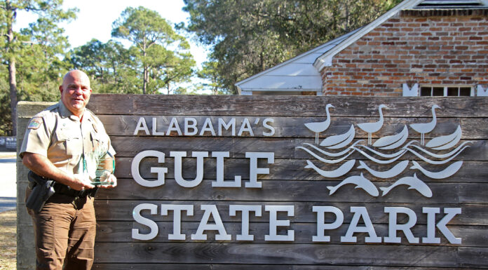 Alabama State Parks’ Mitchum named Enforcement Officer of the Year