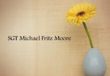 Obituary: SGT Michael Fritz Moore