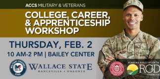 Wallace State hosting workshop for active military, veterans and dependents