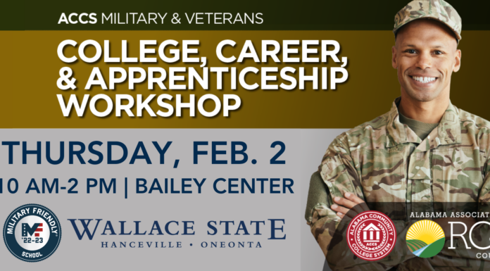 Wallace State hosting workshop for active military, veterans and dependents