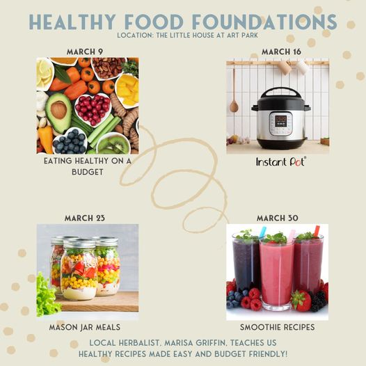 4-part Healthy Food Foundations class coming in March