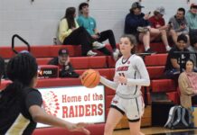PREP BASKETBALL: Lady Raiders handle East Lawrence 57-12 to advance to area tournament finals