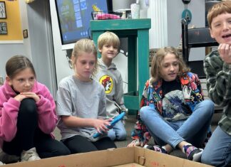 East Elementary students use robotics to create unique art