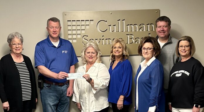 Cullman Savings Bank donates $5K to Pilot Light Home